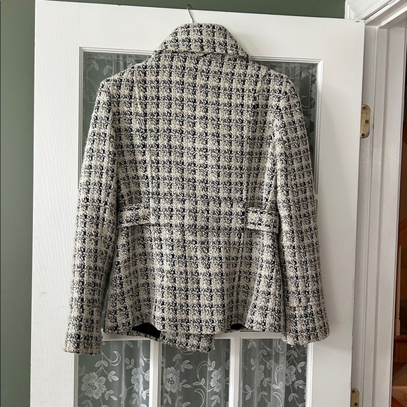 White House, black market, black and white pea coat - Picture 2 of 3